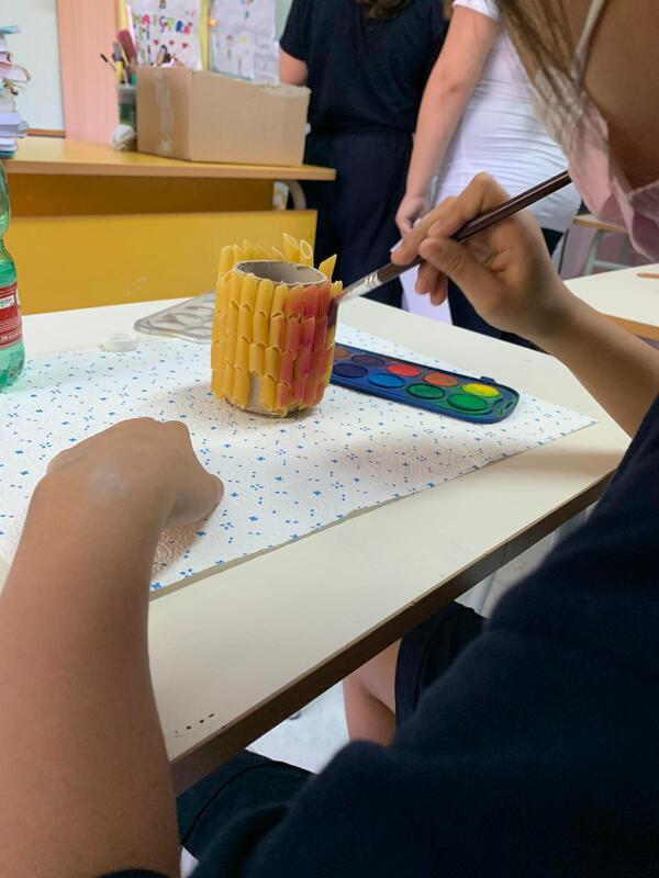 <h1>Fase conclusiva</h1>
La colorazione del manufatto