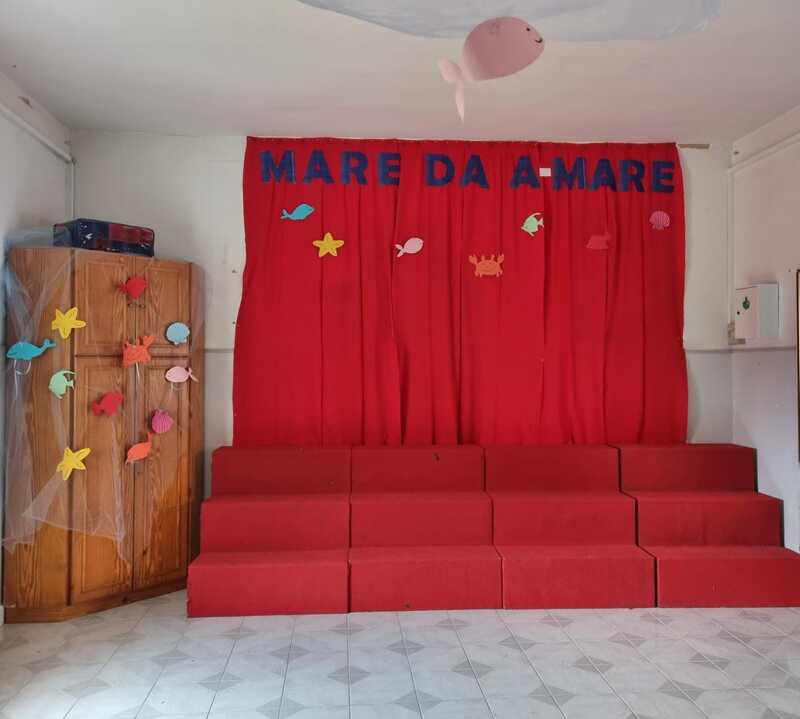 <h1>Scenografia</h1>
La scenografia è stata curata e realizzata dai bambini e dai ragazzi.